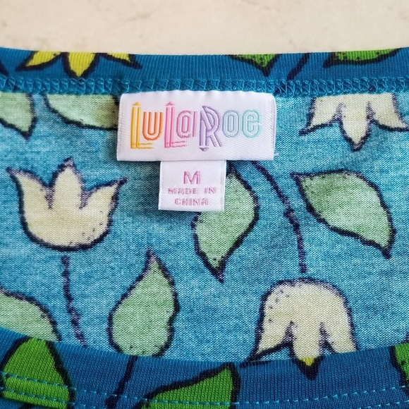 LuLaRoe Floral Tulip Midi Julia Dress - Picture 3 of 5